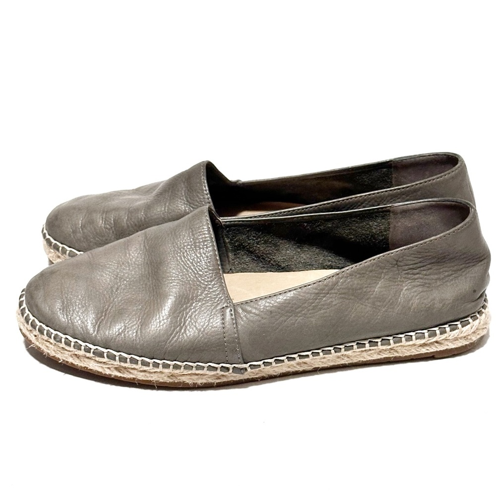 Eileen Fisher Leather Espadrille Flats